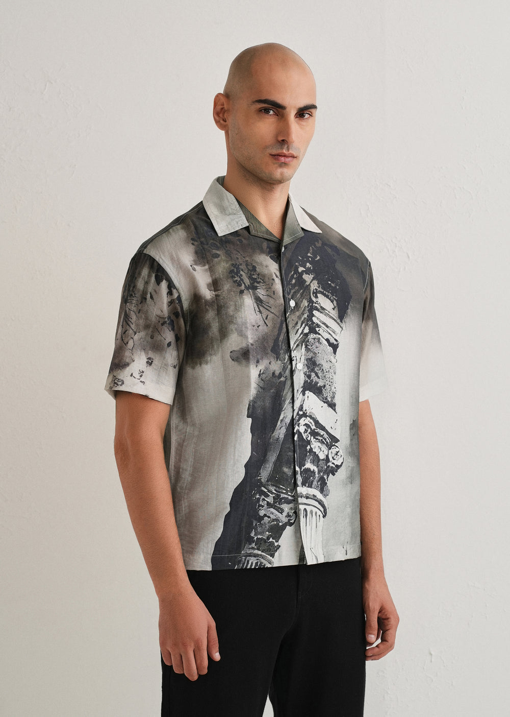 Men's Premium Black & Grey Check Cotton Casual Shirt | Full Sleeve Regular Fit | S-2XL