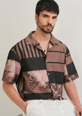 Men's Premium Black & Brown Check Cotton Casual Shirt | Full Sleeve Regular Fit | S-2XL