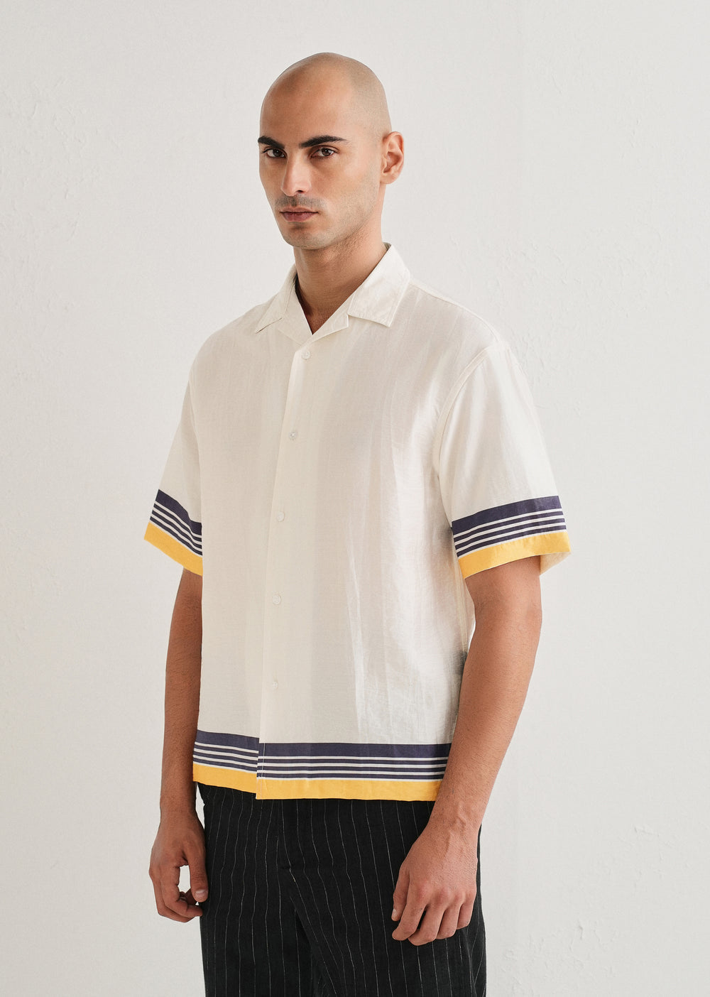 Men's Premium White Cotton Casual Shirt | Full Sleeve Regular Fit | S-2XL
