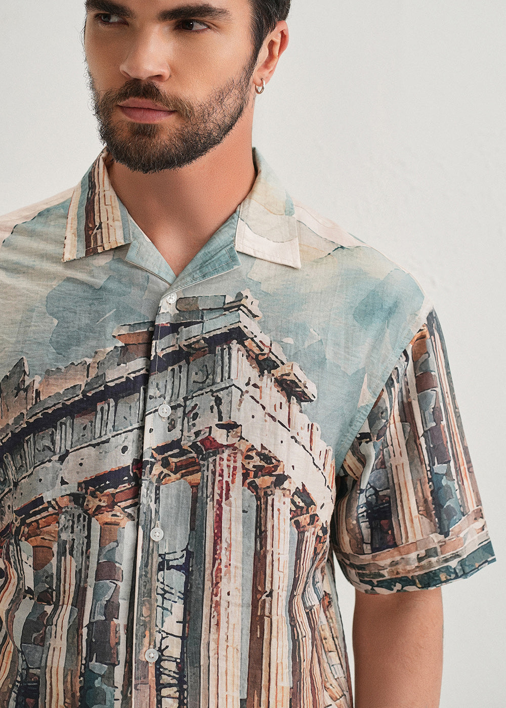 Men's Premium All-Over Printed Cotton Casual Shirt | Full Sleeve Regular Fit | S-2XL