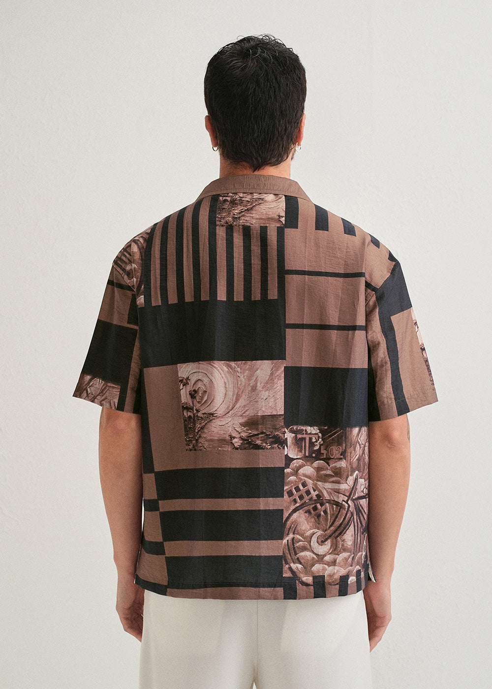 Men's Premium Black & Brown Check Cotton Casual Shirt | Full Sleeve Regular Fit | S-2XL