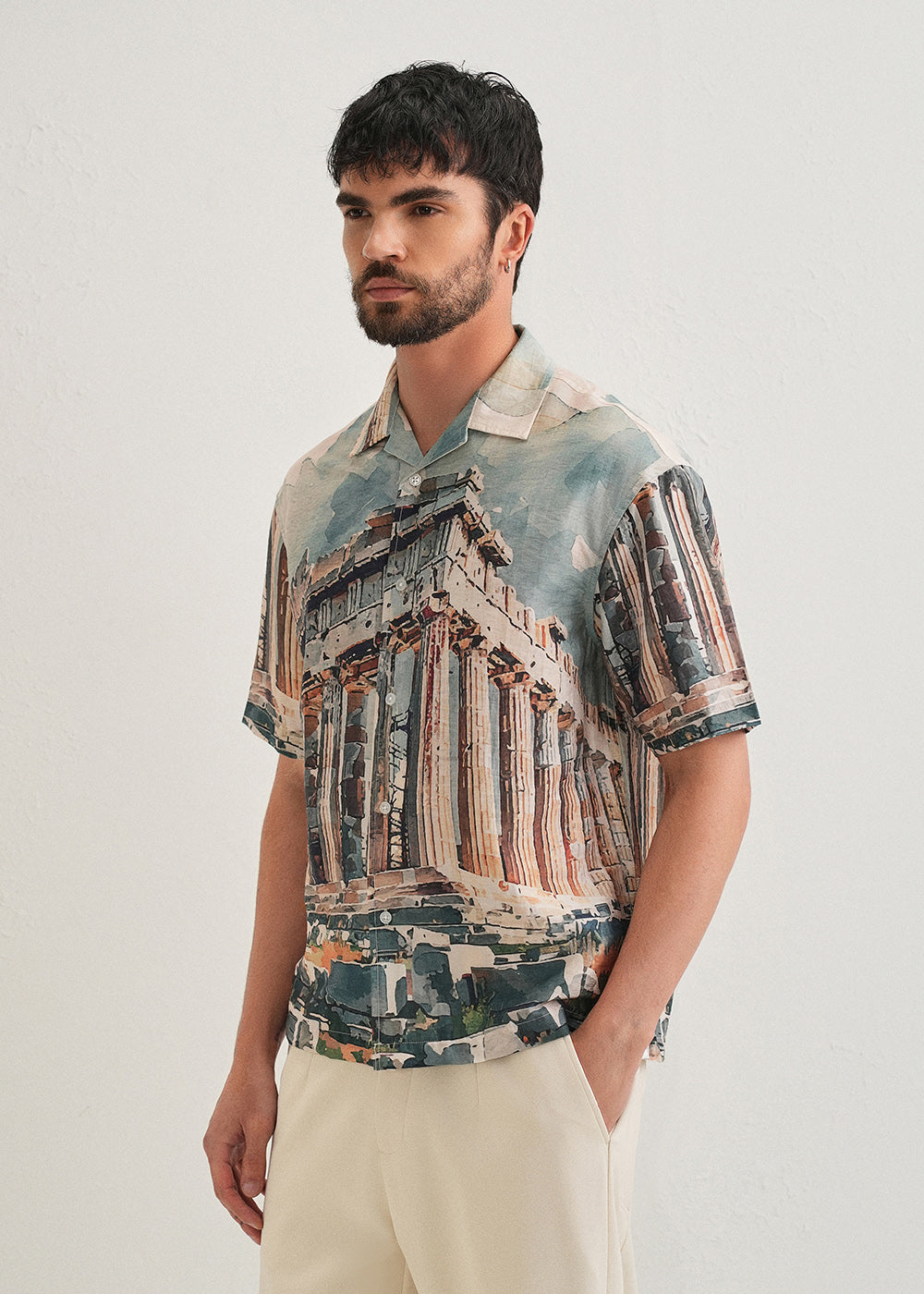 Men's Premium All-Over Printed Cotton Casual Shirt | Full Sleeve Regular Fit | S-2XL